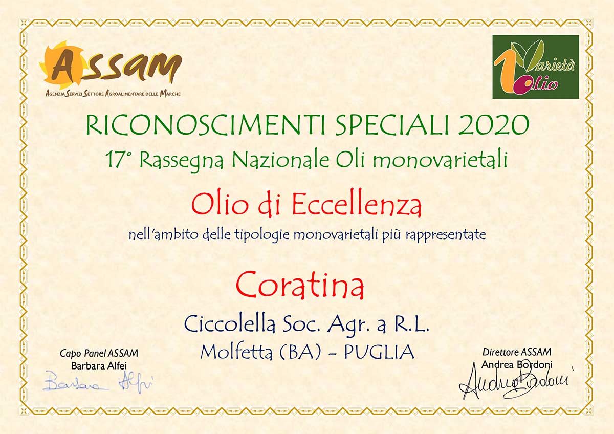 Rassegna Nazionale degli Oli Monovarietali