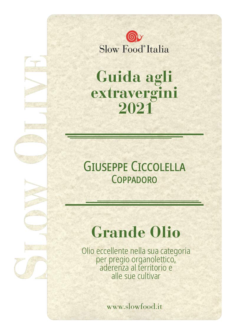 Attestato Slow Food Italia